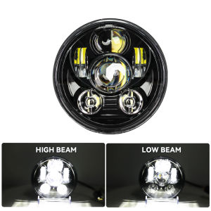 5.75 Inch LED Motorcycle Headlight Projector Halo 5 3/4" Headlamp for Triumph Rocket III Speed Street Triple Dyna Iron 883