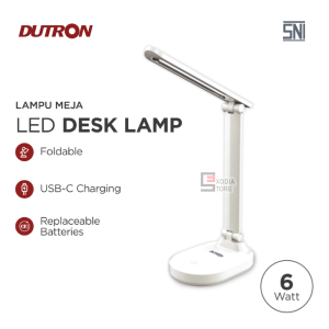 DUTRON Lampu Meja Belajar Lipat LED Touch Screen Multifunctional Foldable Rechargeable DT-DJ-7901 LED Desk Lamp