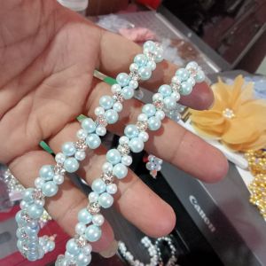 mutiara rangkai baby blue per 35cm/Payet mutiara rangkai
