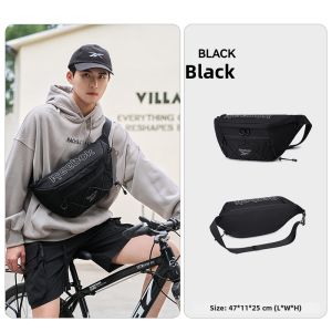Reebok | Lightweight Large Capacity Crossbody Waist Bag for Outdoor Sports