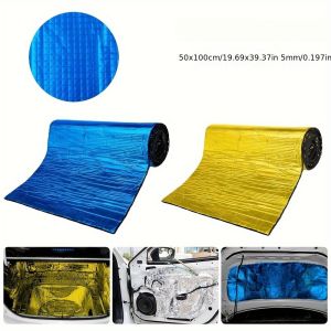 Automotive Thermal and Acoustic Insulation Foam Aluminum Foil Self-Adhesive Thermal and Acoustic Insulation Pads Automotive Hood