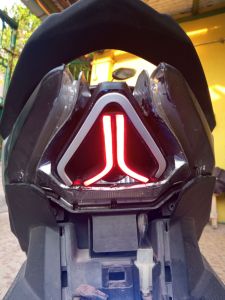 stoplamp non running FULL Alis beat esp/street/Deluxe tahun 2017-2023 warna putih - merah