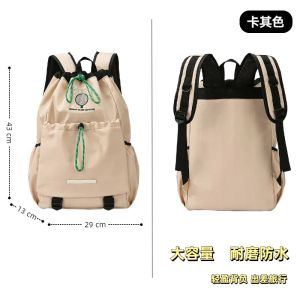 กระเป๋าเป้สะพายหลังแบคquetten เหมาะกับการเล่นแบดมินตันและเทนนิส ความจุขนาดใหญ่ กระเป๋าใส่รองเท้าวิ่งกลางแจ้งสำหรับผู้ชายและผู้หญิง