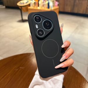 Magnetic Shockproof Liquid Silicone Phone Case