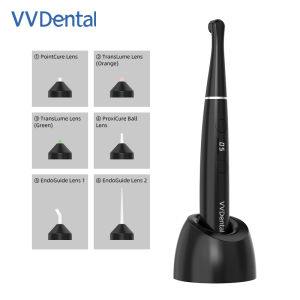 VV DENTAL | Đèn LED Trị Liệu VVDental 10W Không Dây Công Suất Cao 2500mW/cm² Đèn Quang Trùng Hợp Nhựa Nha Khoa Thời Gian Quang Trùng Hợp 1 Giây