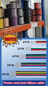 Electrical Extension Cable LED Strip Light Ribbon Wire RGBW Color Changing Flexible LED Tape Rope Power Cord