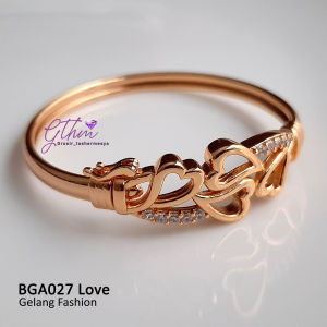 Gelang Fashion Anak-bayi Model Bangle Love Mata Awet Anti Karat Model Lentur Aman dipakai anak-anak bga027