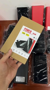 40000mAh Portable Power Bank Large Screen Digital Display Outdoor USB Charger for Phones Bank Kuasa Mudah Alih