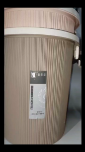 Plastic Trash Can For Living Room Toilet Bathroom Pressure Ring Without Cover Simple Fashion Basurahan Garbage Can Recycle Bin Garbage Container