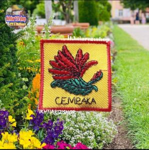 Tanda Regu Pramuka putri bahan bordiran satuan per pcs