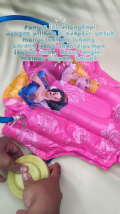 Dovana Pompa Pelampung Injak Kaki Anak Bayi Renang Manual Portable Balon Kolam Pompa Mini Air Pump