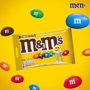 M&MS Peanut Chocolate Share Bag 180g Chocolate / Crunchy