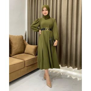MIDI Dewi Dress Crinkle AirFlow FREE BELT