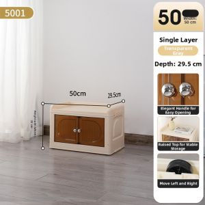 Multi-layer Mobile Storage Cabinet for Baby Clothes Books and Toys