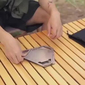 NEW Mini BBQ Grill Stainless Steel Foldable Charcoal Stove Portable Outdoor Camping Picnic Backyard Barbecue Cooking Tool