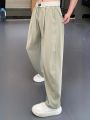 Relaxed Fit Summer Lightweight Silk-Like Men's Casual Pants. 