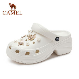 Cameljeans Xăng đan nữ mùa hè mới Giày tổ ong thường ngày tăng chiều cao Giày đi biển có lỗ thoáng