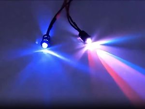 10sets 3mm Pre Wired LED Diodes Light Ordinary diode White Red Blue Green Yellow and Colorful Flash 3mm Plastic Holder
