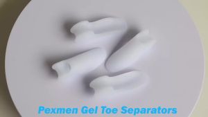 Pexmen 2/4Pcs Gel Pinky Bunion Protector Little Toe Separator Bunionette Pads Toe for of Corn Callus and Blisters
