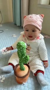 SG【READY STOCK】Dancing Cactus Cactus Plush Toy Talk Dancing Dencing Cactus Toy Song Plush Early Childhood Christmas Tik Tok