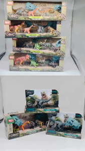 Hodeso Dinosaur Toys for Kids Realistic Jurassic Action Figure Set Educational Prehistoric Dino Play Figures Gift