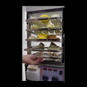 5 Layers All Glass Edges Luxury Type Electric Food Steamer for Siopao Siomai Hotdog etc Heavy Duty for Commercial Use