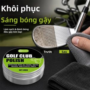 Kem Dưỡng Bóng Kim Loại Cho Gậy Golf 100g Dùng Để Bảo Dưỡng Bề Mặt Sửa Chữa Vết Xước Nhỏ Và Làm Sáng Bóng.