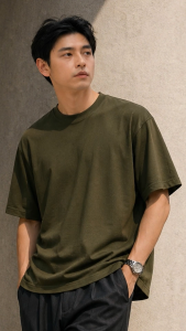 Crown Plain Boxy Cropped Oversized Tshirt for Men & Women Loose Fit Plus Size Trendy Tops Collection