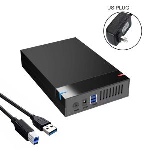 KEBIDU | Kebidumei 2.5/3.5 inch HDD Case 5Gbps USB3.0 HDD Enclosure SATA to USB3.0 External Hard Drive Adapter 10TB HDD Box for PC Laptop