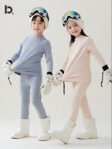batubatu | Thermal Flannel Childrens Underwear Set