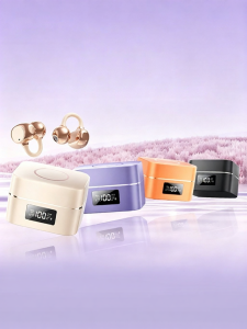 ROEL-PLAY | Clip-on Wireless Bluetooth Noise-canceling Water-resistant Comfortable Earphones