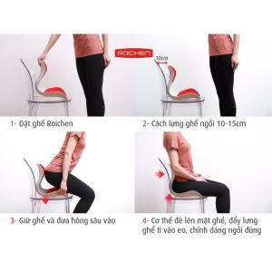 Ghế công thái học - Ghế chống gù cho dân văn phòng và trẻ em Ghế chống gùghế điều chỉnh dáng ngồi giảm đau lưng nhức mỏi