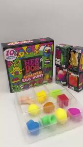 Bandai | 2026  Golden Egg Hunt Game Blind Box Easter Fidget With With Squishy Surprise Stress Relief Squeeze For Kids Easter Party