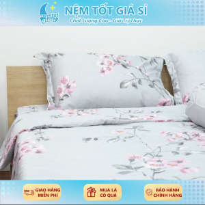 [MẪU NGẪU NHIÊN] Vỏ Gối Tencel Lụa Á CHÂU 2 Món Mịn Mướt Thấm Hút Mồ Hôi Họa Tiết Sang Trọng Không Co Rút Khi Giặt - Giao Mẫu Ngẫu Nhiên