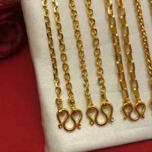 สร้อยคอทอง คละแบบ เทียบเท่า 1 บาท ความยาว 24 นิ้ว ทองชุบ ทองปลอม แฟชั่น ดีไซน์สวย พร้อมส่ง #ปลายทาง