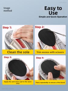 JVBV | Anti-Slip Silent Wear-Resistant Self-Adhesive Thickened Shoe Pad for Running Shoes