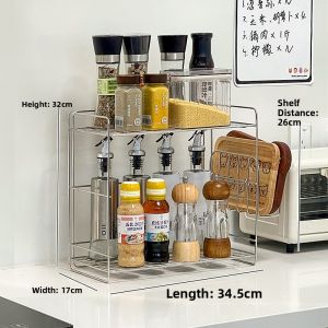 Stainless Steel Kitchen Storage Rack Multi-Function Wall-Mounted Knife Board Holder Chopping Board Drainage Rack Organizer