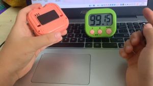 Đồng Hồ Bấm Giờ Hẹn Giờ Nấu Ăn Học Tập Đếm Ngược 99 phút- Bản quốc tế - Có sẵn Pin