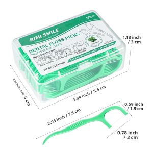 Chỉ Nha Khoa RIMI Smile Vị Bạc Hà Loại Thanh Đôi Mượt Mà - Loại Bỏ Mảnh Thức Ăn Hiệu Quả - Vệ Sinh Cho Việc Làm Sạch Răng Của Người Lớn