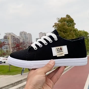 Trendy Korean Style Canvas Sneaker Shoes for Women - Ideal for Board Activities
