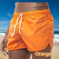 2025 New Summer Men's Swimwear Shorts Brand Beachwear Sexy Swim Trunks Men Swimsuit Low Waist Breathable Beach Wear Surf. 