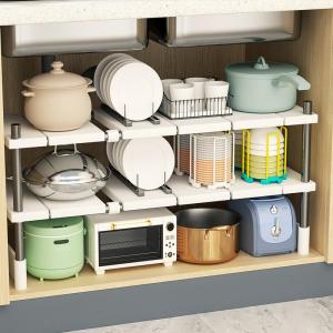 OME | Extendable Kitchen Storage Shelf Cabinet Organizer