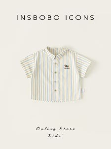 insbobo | Trendy Striped Boy Shirt New Summer Style