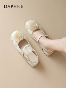 Daphne | Floral Design Mary Jane Style Womens Open Toe Sandals