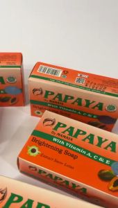 1 Lusin Sabun Cuci Muka Pepaya Mamaya Brightening Original Sabun Muka Anti Flek Hitam BPOM 70 Gram