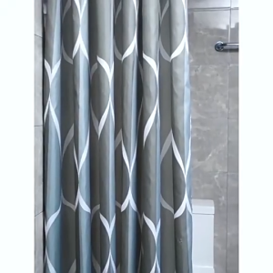 Shower Curtain with 12 Hooks Waterproof Polyester Shower Curtain for Bathroom Quick-Drying Heavy Duty Shower Curtain Machine Washable