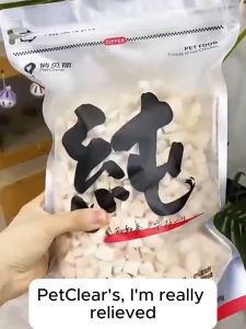 PetClear🐱Pet Freeze-dried chickenmeat 500g/Bag Kitten Wet Food CatTreats Makanan Kucing Nutritionalnourishment/营养猫零食