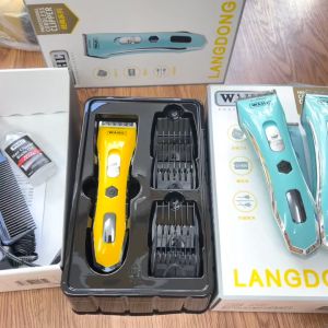 WAHL Tông đơ cắt tóc cao cấp WAHL 2223 xanh chính hãng lưỡi thép sắc bén pin lithium 1000mAh thời gian sử dụng 260 phút linh hoạt sạc và dùng