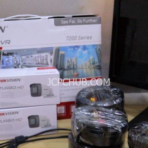 Hikvision Kit 8 Cameras 8 Channel DVR 4 Dome and 4 Bullet Camera 8 18M siamese cable CCTV Set Package Security System