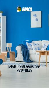 Emco Lux Cat Kayu & Besi 1kg - Biru Blue Cat Pagar Pintu